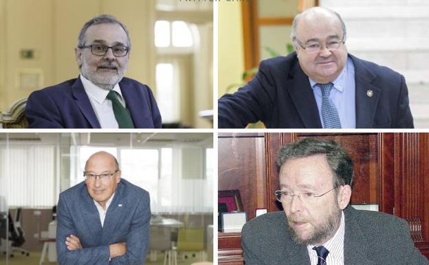 Ángel Pazos. Actual rector de la UC. Desde 2016 en el cargo. Lo disputó contra con Pablo Coto, decano de Económicas.