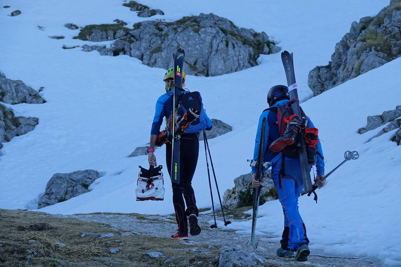 Fotos: La belleza del esquí de alta montaña en la Sotres Sky Tour