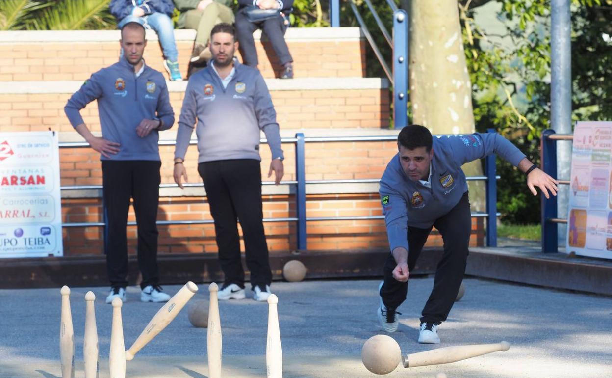 La Peña Vitalitas en un partido de Copa de la pasada campaña.