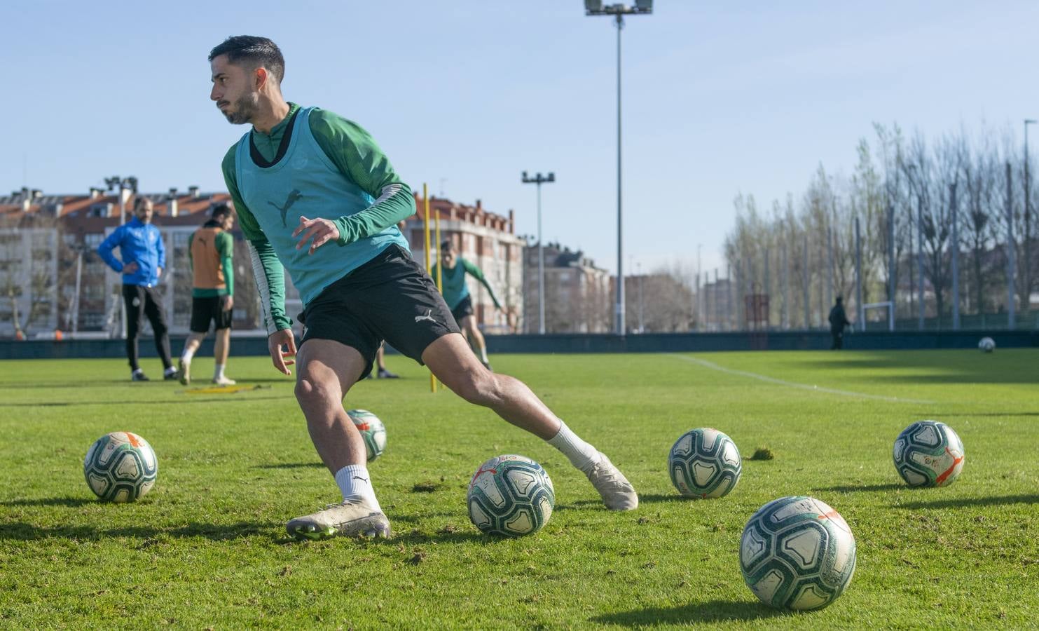 Fotos: Entrenamiento del racing para preparar el partido ante el Málaga