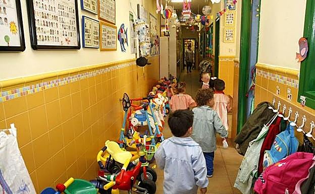 Interior del centro escolar.