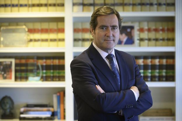 Antonio Garamendi, presidente de la patronal española, que el jueves estará en el Foro Económico de El Diario Montañés 