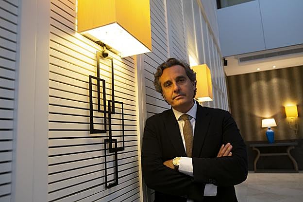 Miguel Ángel Martínez-Aroca, ayer en el Hotel Sardinero de Santander.