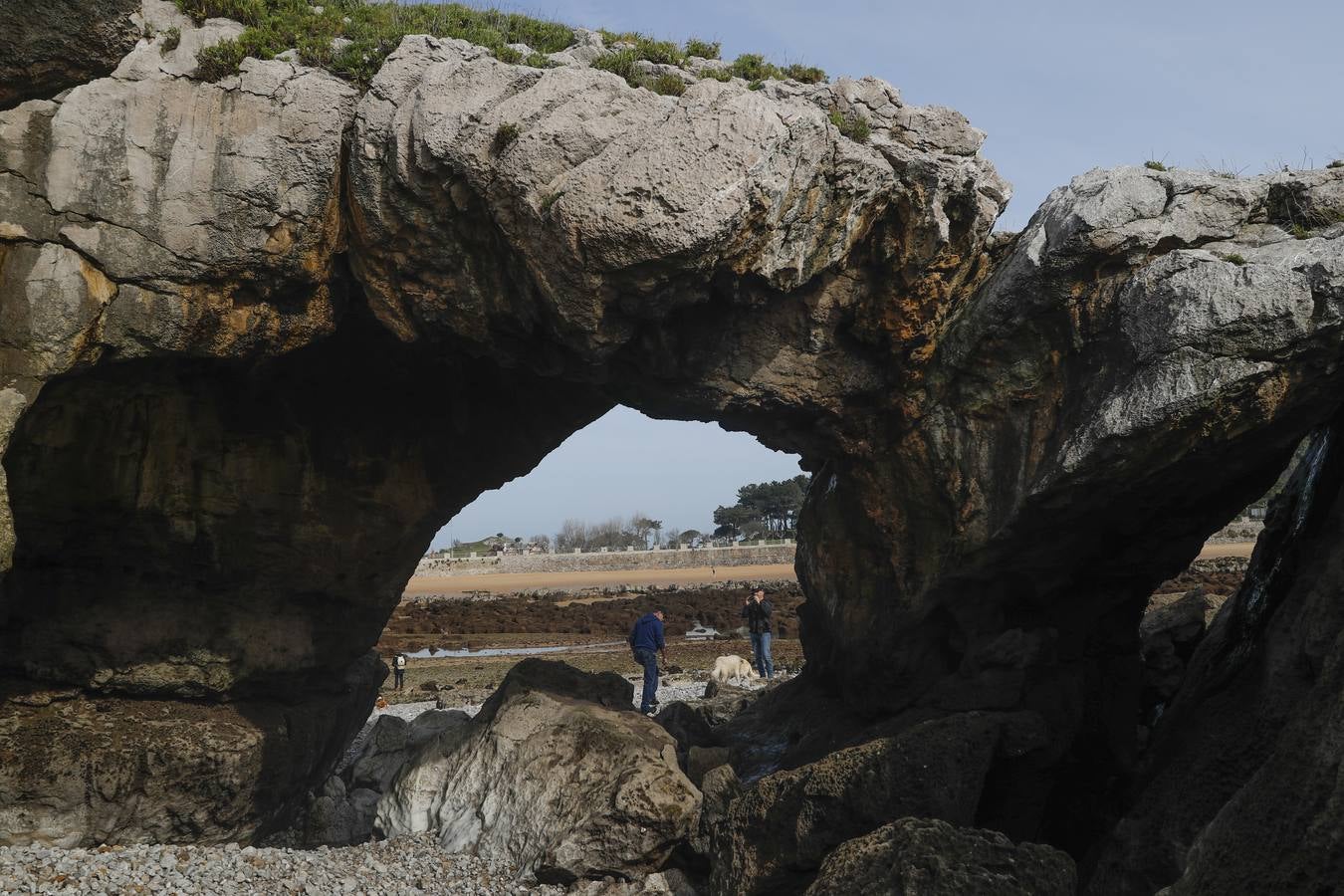 Fotos: La marea viva deja espectaculares imágenes de la bahía de Santander con la bajamar y la pleamar