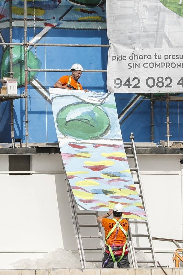 Fotos: Remozada la Torre del Rhin