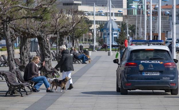 La primera jornada de estado de alarma en Cantabria se salda sin apenas incidencias