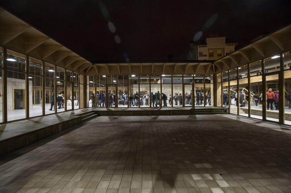 Espacio central. La estructura cuenta con un patio sin techo. javier cotera