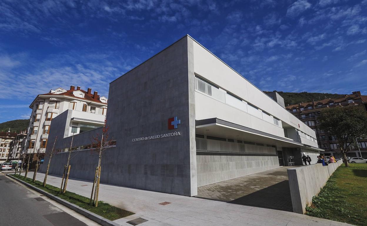 Imagen del nuevo centro de salud de Santoña.