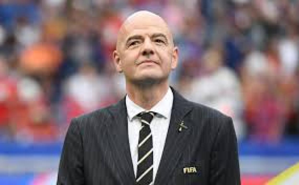 El presidente de la FIFA, Gianni Infantino. 