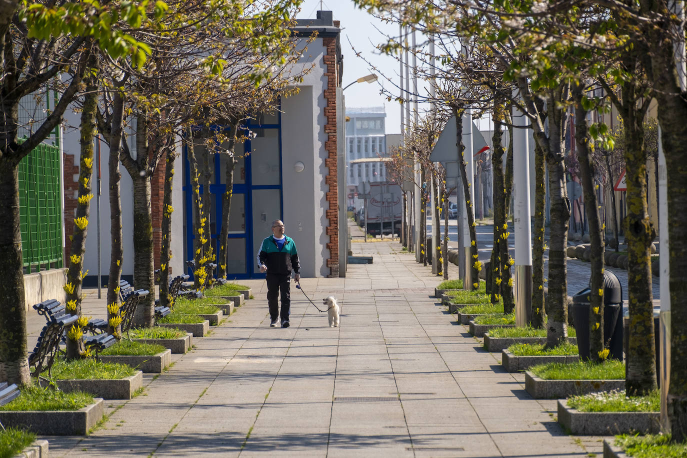 Fotos: El Barrio Pesquero, en silencio y sin trajín