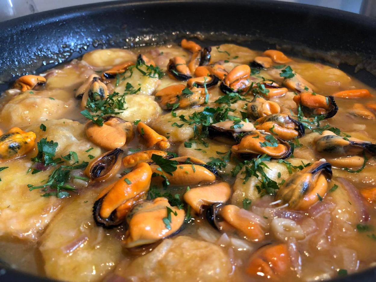 Aspecto del plato preparado esta semana en la casa del autor.