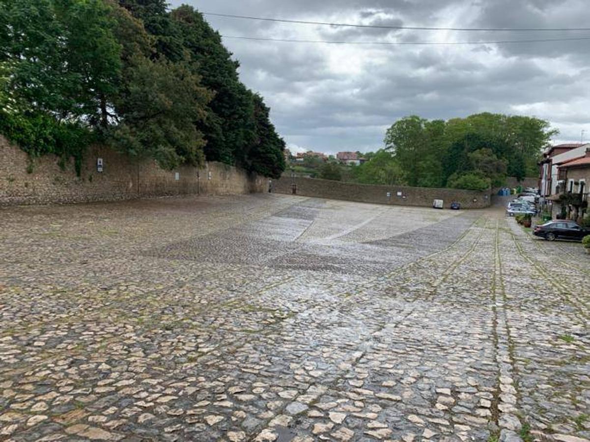 Imágenes de Santander, Torrelavega, Comillas y Santillana del Mar en un 1 de mayo sin manifestaciones ni turistas.