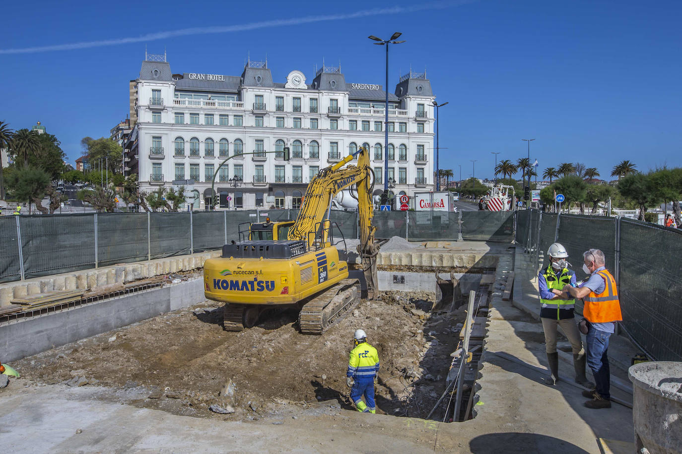 Fotos: Las obras no paran en El Sardinero