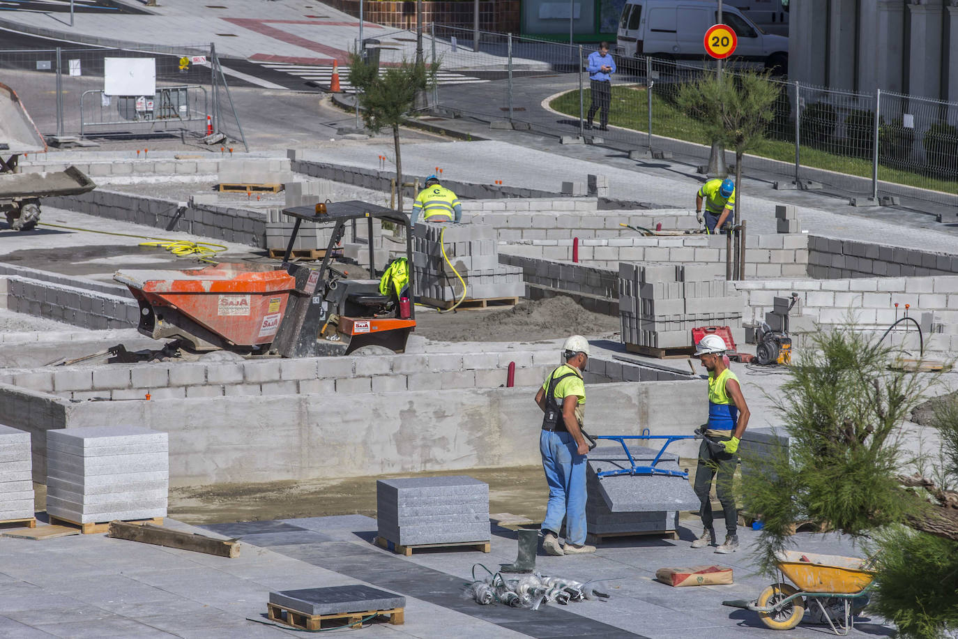 Fotos: Las obras no paran en El Sardinero