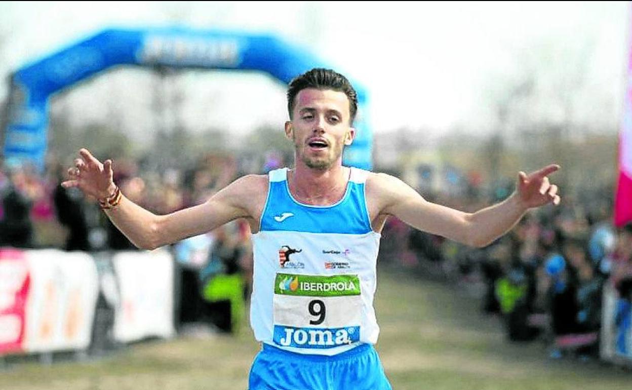 Carlos Mayo, durante una competición. 