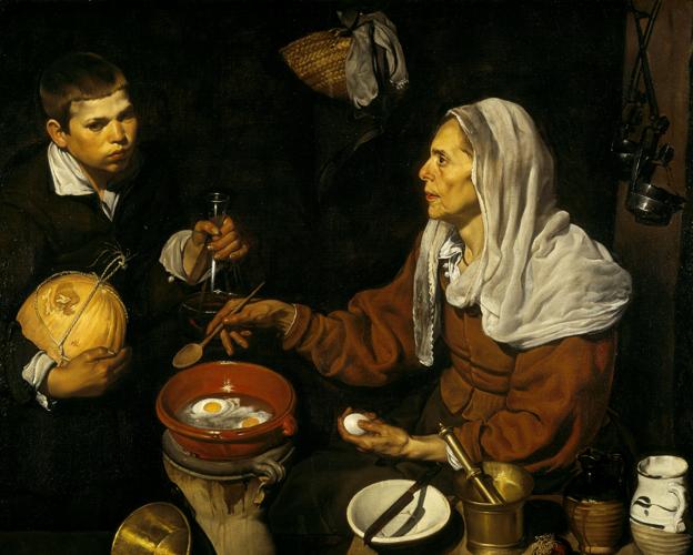 'Vieja friendo huevos'', de Velázquez.