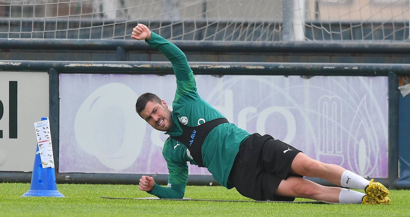 Fotos: Entrenamiento de este miércoles de los jugadores del Racing