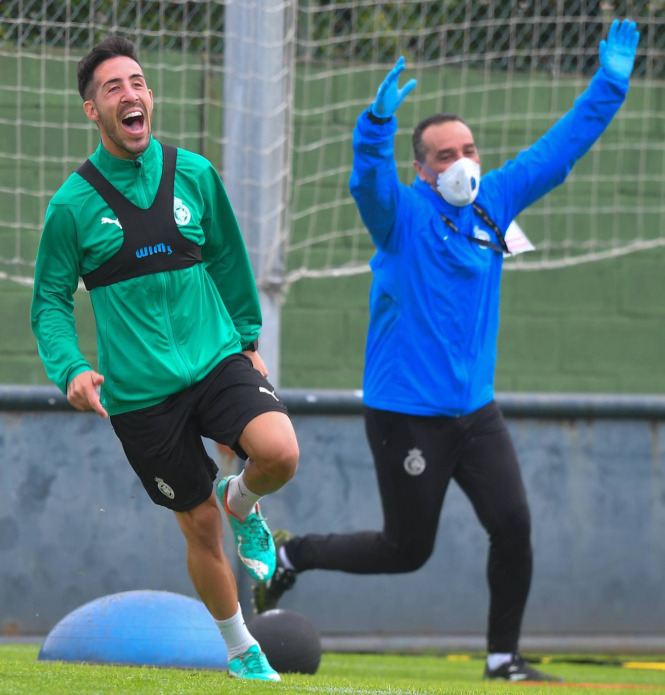 Fotos: Entrenamiento de este miércoles de los jugadores del Racing