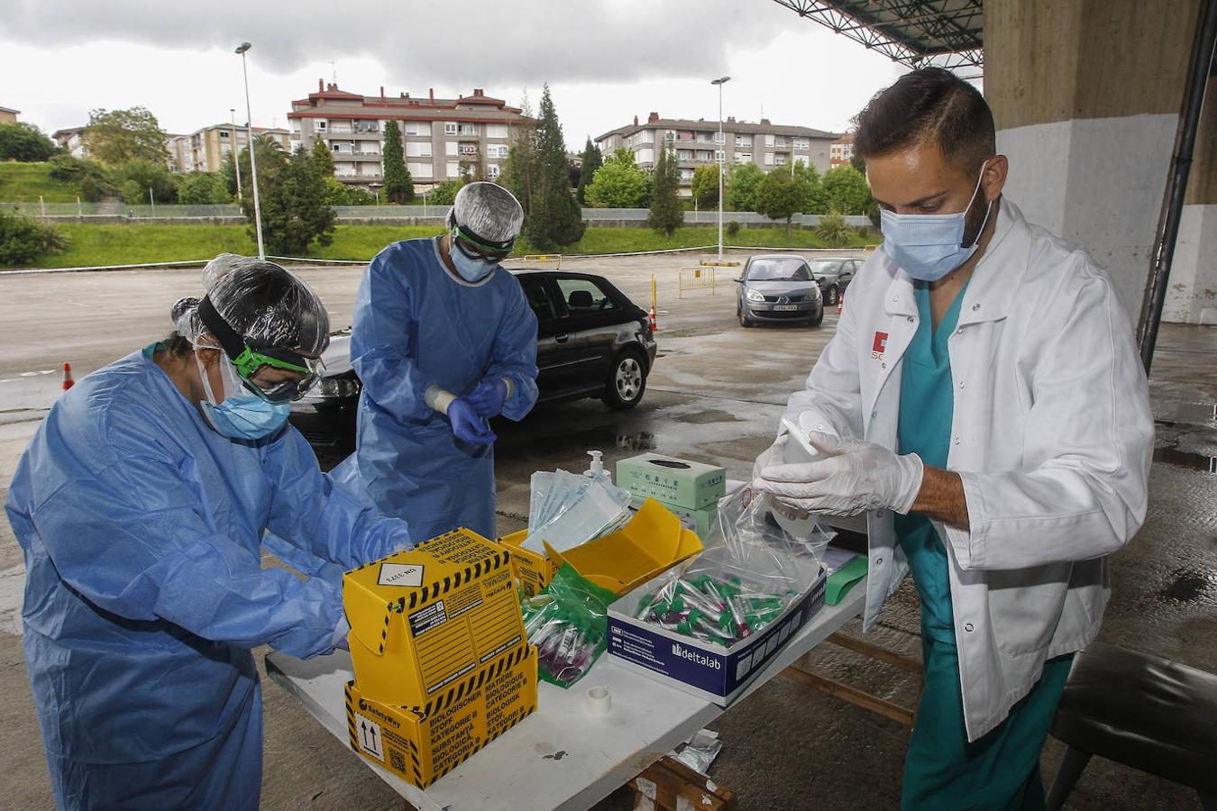 Fotos: Se redoblan los esfuerzos para hacer test