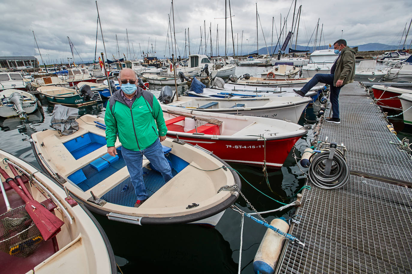 Fotos: Pescadores de Santander piden volver a salir a pescar