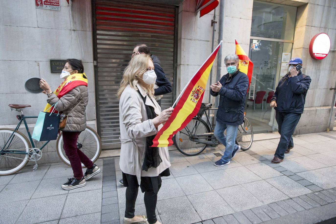 Fotos: Las protestas contra el gobierno de Sánchez llegan a Santander