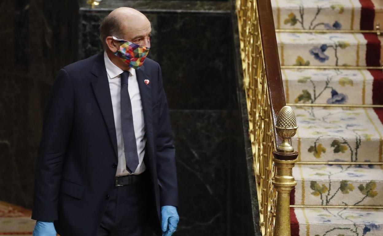 Mazón, en el Congreso de los Diputados.