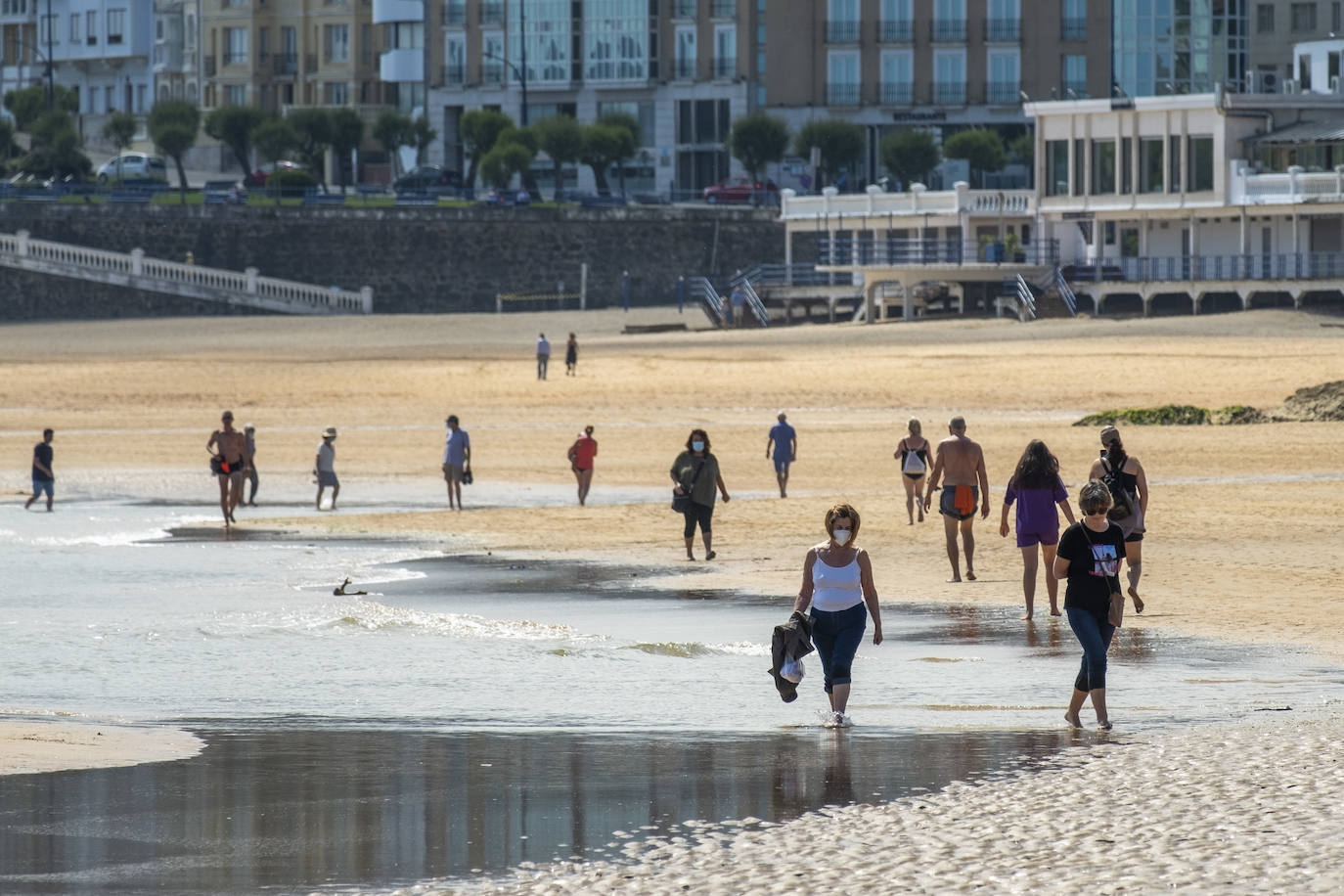 Fotos: Las playas, a la espera de la fase dos