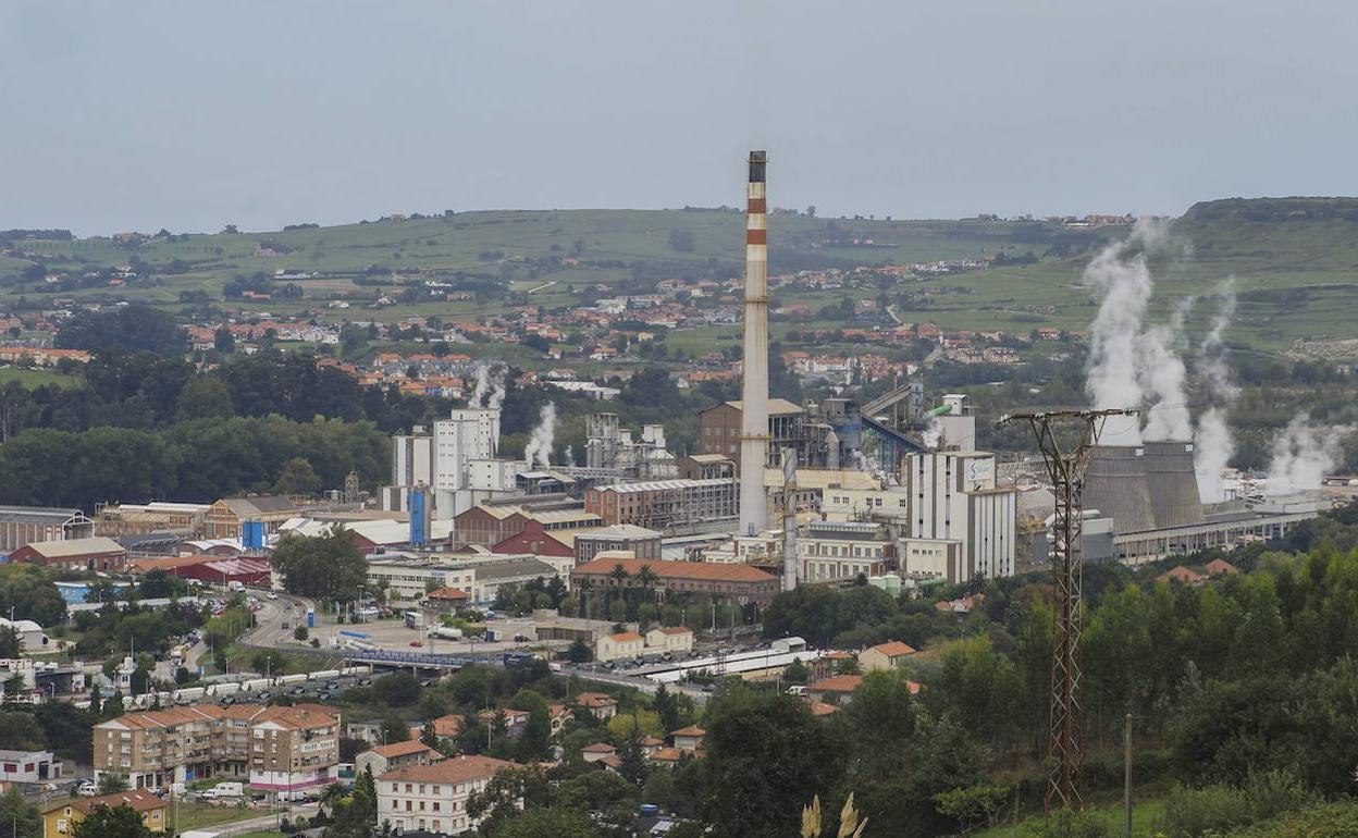 Planta de Solvay en Barreda.