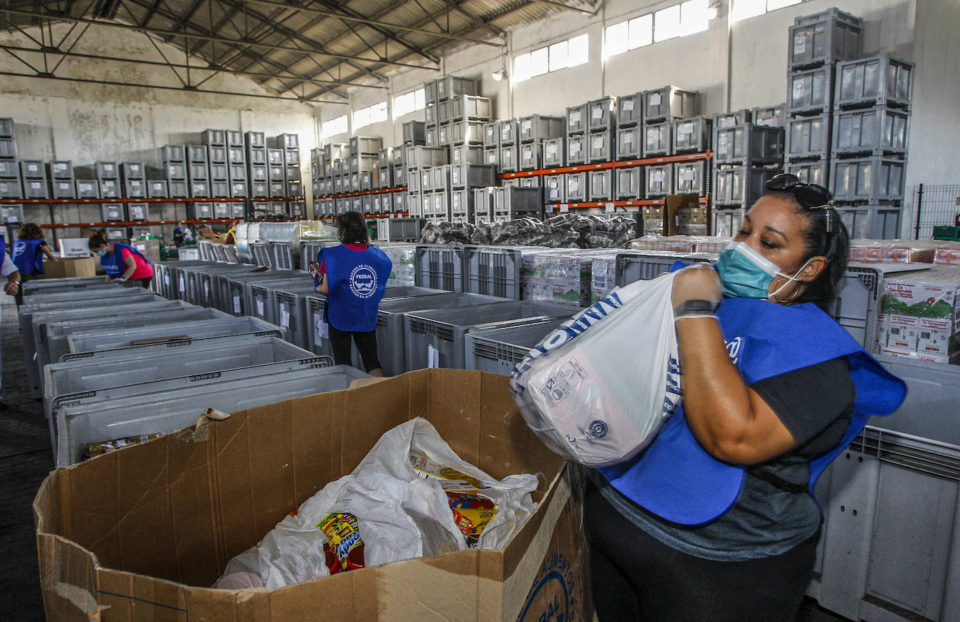 Fotos: 7.000 kilos de comida para el Banco de Alimentos de Canabria