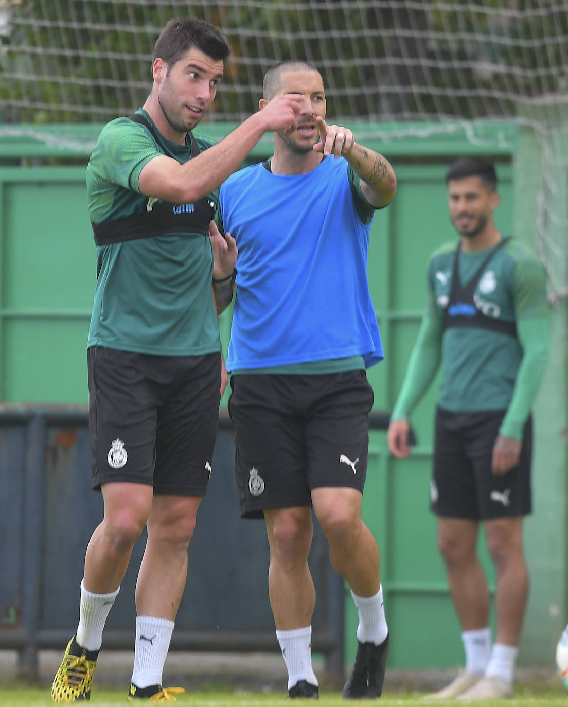 Fotos: El Racing ya entrena al completo