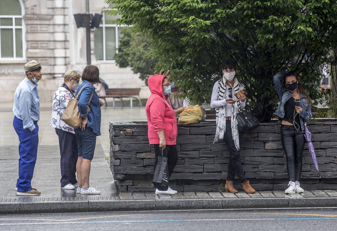 Fotos: Cuando llueve, los espacios se quedan pequeños