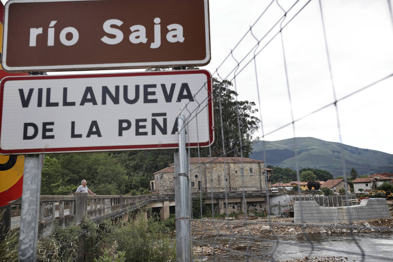 Fotos: Así van las obras del puente de Virgen de la Peña