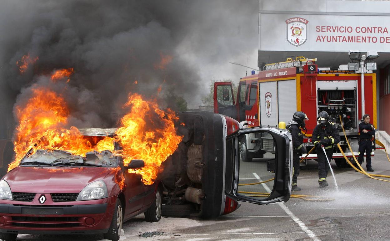 Imagen de archivo de unas jornads de puertas abiertas en los Bomberos de Torrelavega