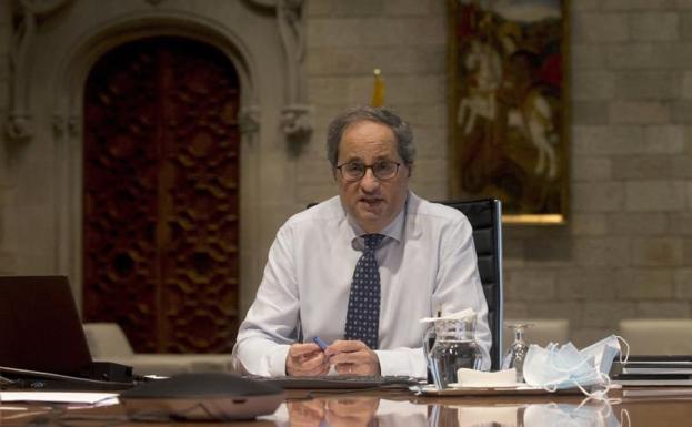 El presidente de Cataluña, Quim Torra. 