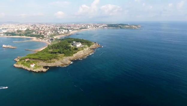 Vista aérea de Santander.