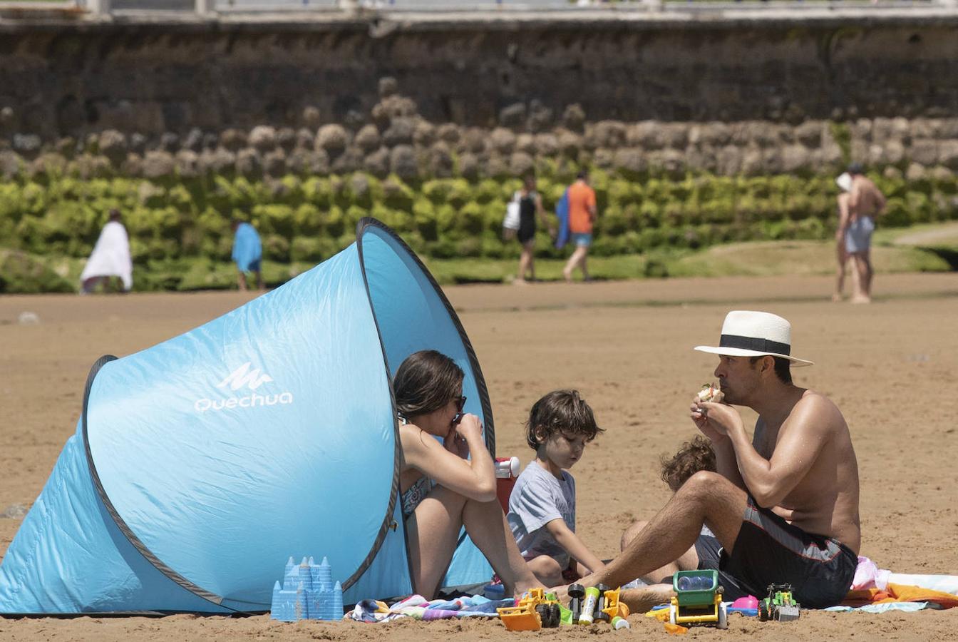 El buen tiempo animó a santanderinos y visitantes en el primer sábado fuera del estado de alarma.