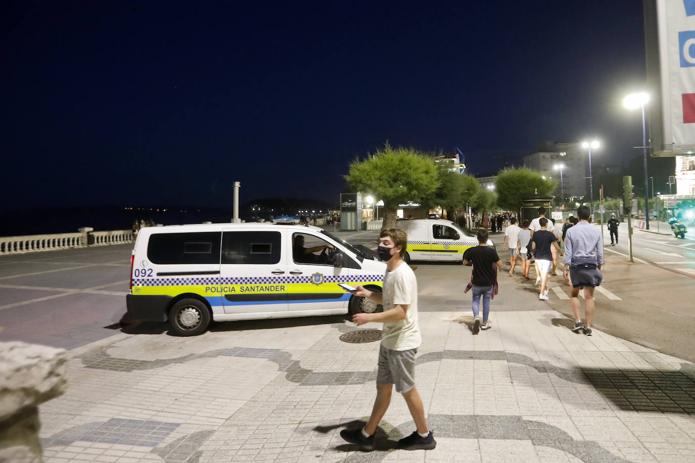 Fotos: Controles en las playas para evitar hogueras