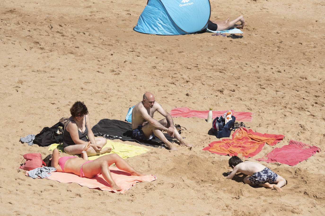 Fotos: Así están las playas de El Sardinero este sábado