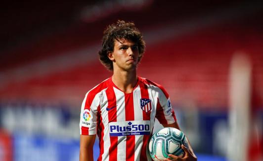 Joao Félix, durante el partido ante el Mallorca. 