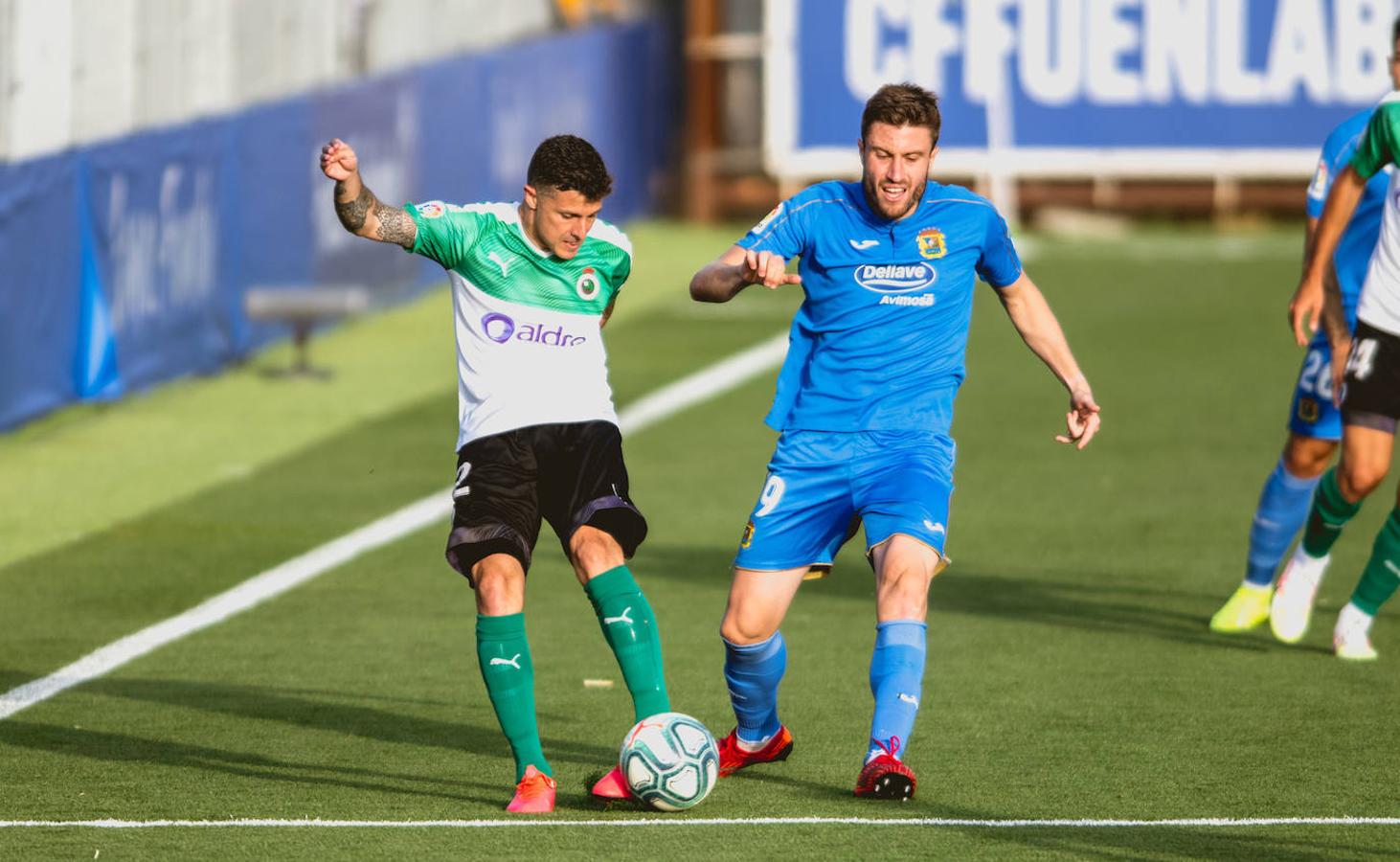 El Racing perdió en el estadio Fernando Torres ante el Fuenlabrada.