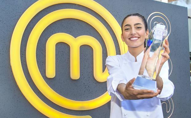 Ana Iglesias, sonriente tras ganar 'MasterChef'