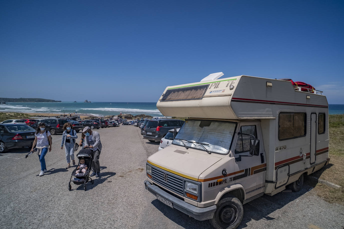 Fotos: Las autocaravanas toman Cantabria