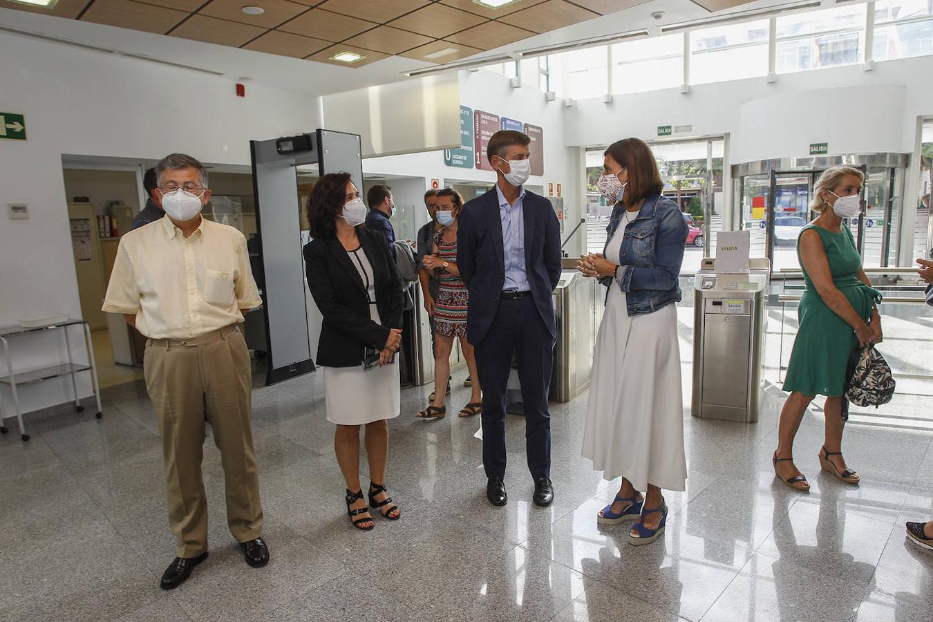 La consejera de Justicia y el presidente del TSJC visitan la sede judicial de Torrelavega.