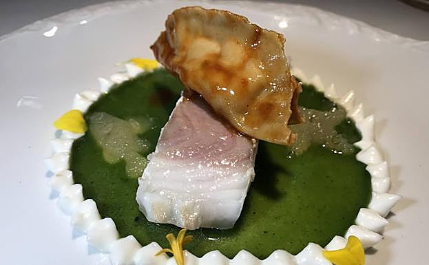 Imagen. Lubina a la sal.