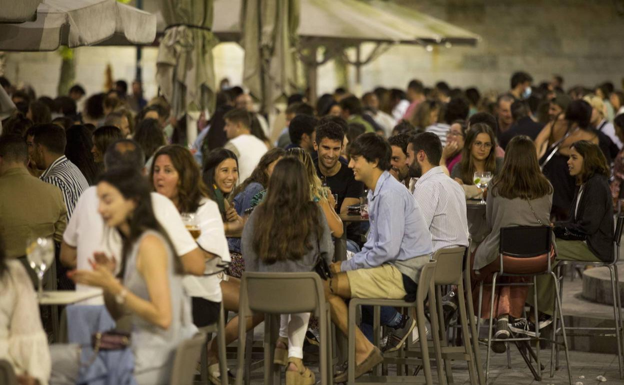 Plaza de Cañadío hace unos días.