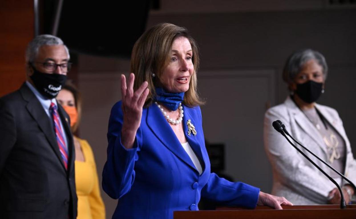 Nancy Pelosi, presidenta del Congreso 