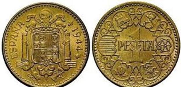 1 Peseta de 1944. 