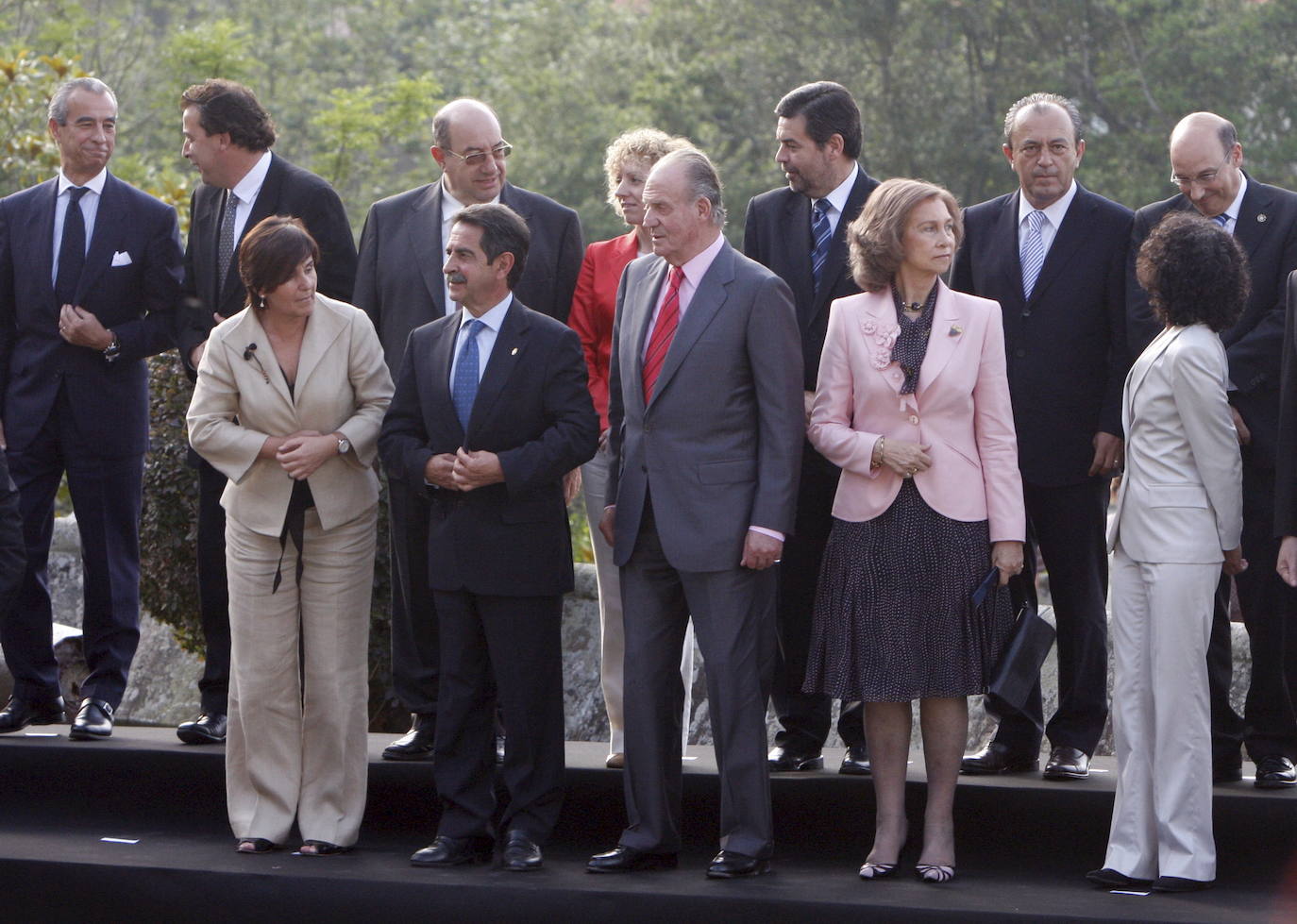 En 2008 los Reyes volvieron a Cantabria con motivo de la reunión del patronato de la Fundación Comillas.