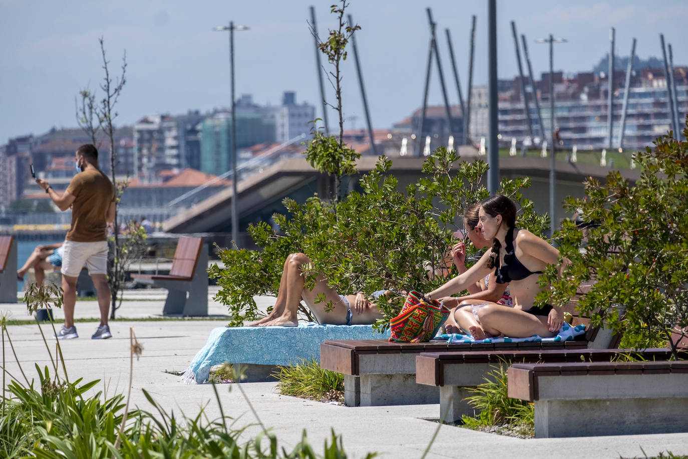 Fotos: Soportando el calor como se puede