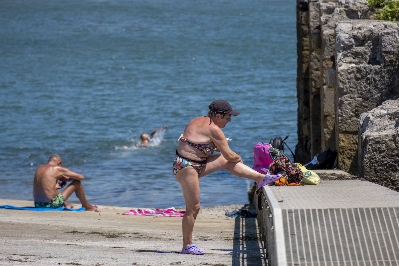 Fotos: Soportando el calor como se puede